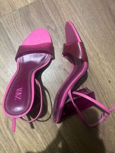 Pink Clear Heel Zara