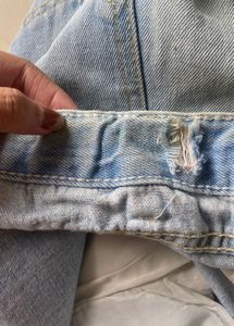 Light Wash Boyfriend Denim Jeans