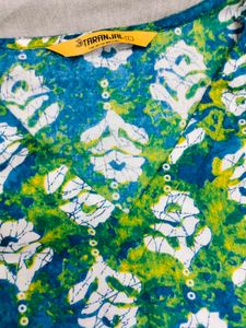 V Neck Kurta Set