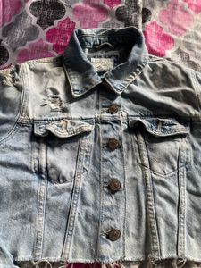 Forever 21 Crop Denim Jacket