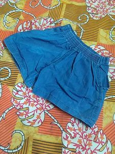 Blue Denim Shorts