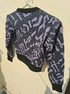 Patterned Pullover Sweater