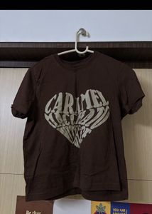 Brown &#39;Caramel Macchiato&#39; Graphic Tee