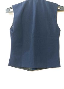 Boys Blue Waistcoat
