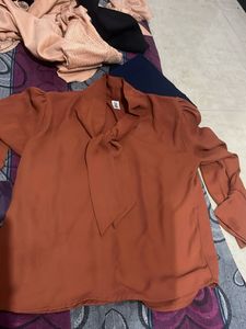 Elegant Bow Tie Blouse