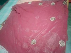 Elegant Embroidered Saree