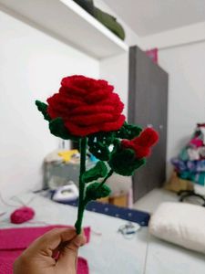 Handmade Crochet Rose Flowers