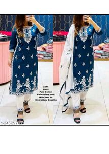 Elegant Embroidered Kurta Set