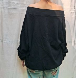 Printeresty Off Shoulder Sweatshirt ✨️