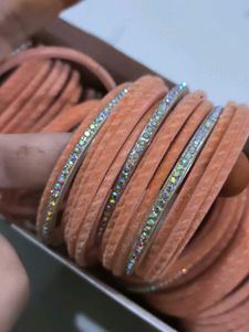 Peach Bangle Set