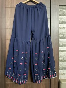 Beautiful Sharara With Orginal Mirror Work 💙🪞