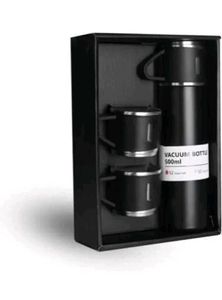Vacuum Bottle 500ml with 2 Cups Set New Wdt Tag
