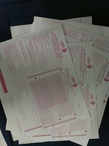 Practice sheets for boards. Approx 200sheets