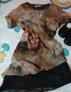 Y2k Asymmetrical Midi Dress