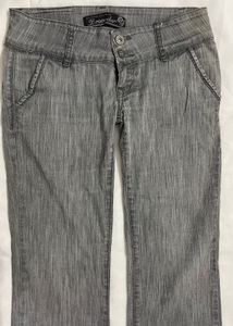 Grey Flared Jeans