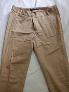 Zara Tan Formal Trousers