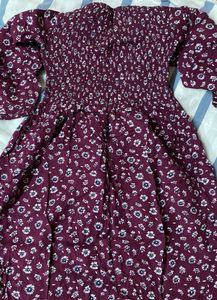 Floral Print Mini Dress