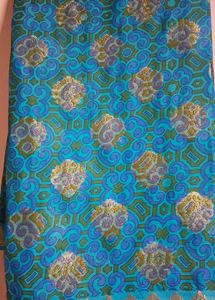 blue zari work beautiful soft saree .just 300