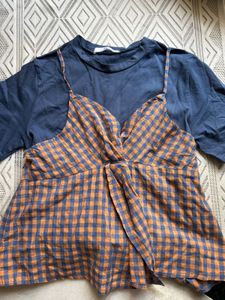 Checkered Cami Top