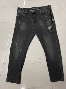 Charcoal Grey Jeans Regular Fit (waist36)