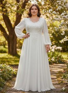 Elegant white gown