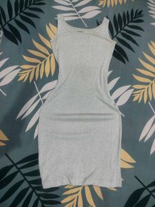 Silver Blingy Bodycon Dress