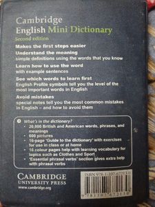 Cambridge Mini Dictionary