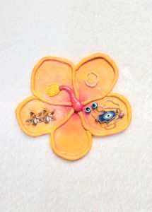 Hibiscus Clay Jewelry Tray