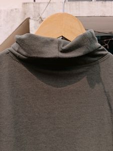 Trendy Colour High Neck Top