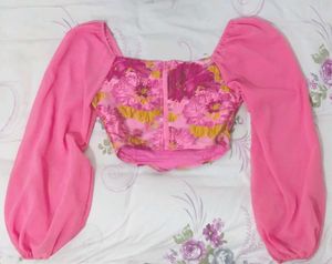 FLORAL CORSET TOP FOR WOMEN
