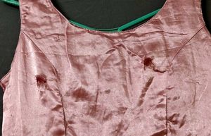 Gawn Peach Colour Bride Dress FreeUp