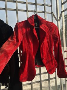 Velvet Blazers - Black and Red Combo