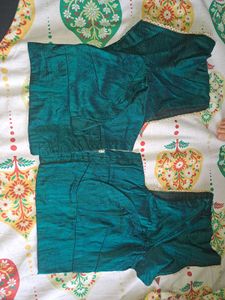 Preloved- Golden Saree With Embellished Border