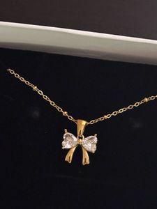Bow Coquette Necklace Anti Tarnish