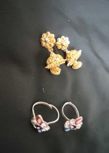Toe Rings &amp; Jhumkas Set