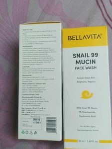 Bellavita Snail 99 Mucin Face Wash