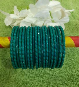 Teal Indian Bangles