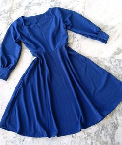 Blue Midi Dress