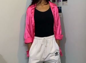 Hot Pink Oversized Shirt