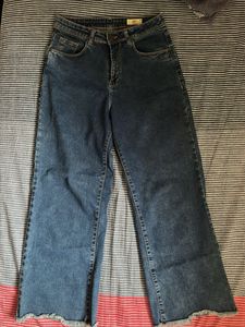Wide Leg Denim Jeans