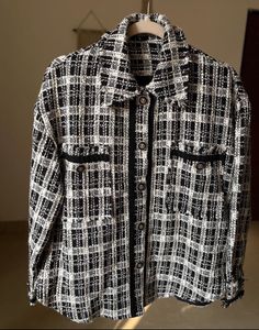 Chic Plaid Tweed Jacket