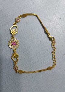 premium one gram gold bracelet free shipping