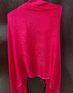 Pink Stole For Winter