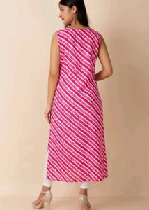 Leheriya Print Cotton Kurtis - Set of 2
