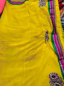 Stone Work Saree