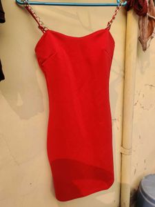 Red Bodycon Mini Dress