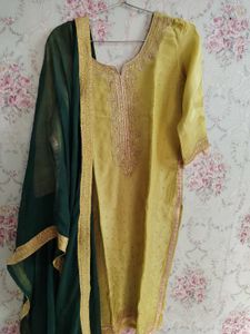 Haldi/Mehndi Kurti + Dupatta