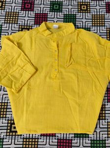 Men Yellow Kurta