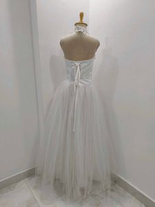 embellished white gown