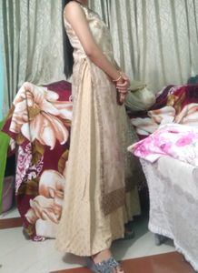 Beautiful Shiny Palazzo With Kurta